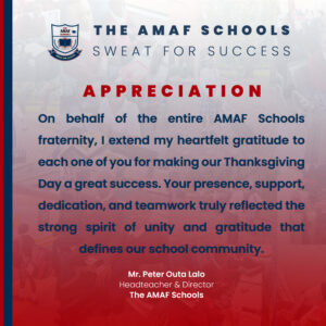 APPRECIATION